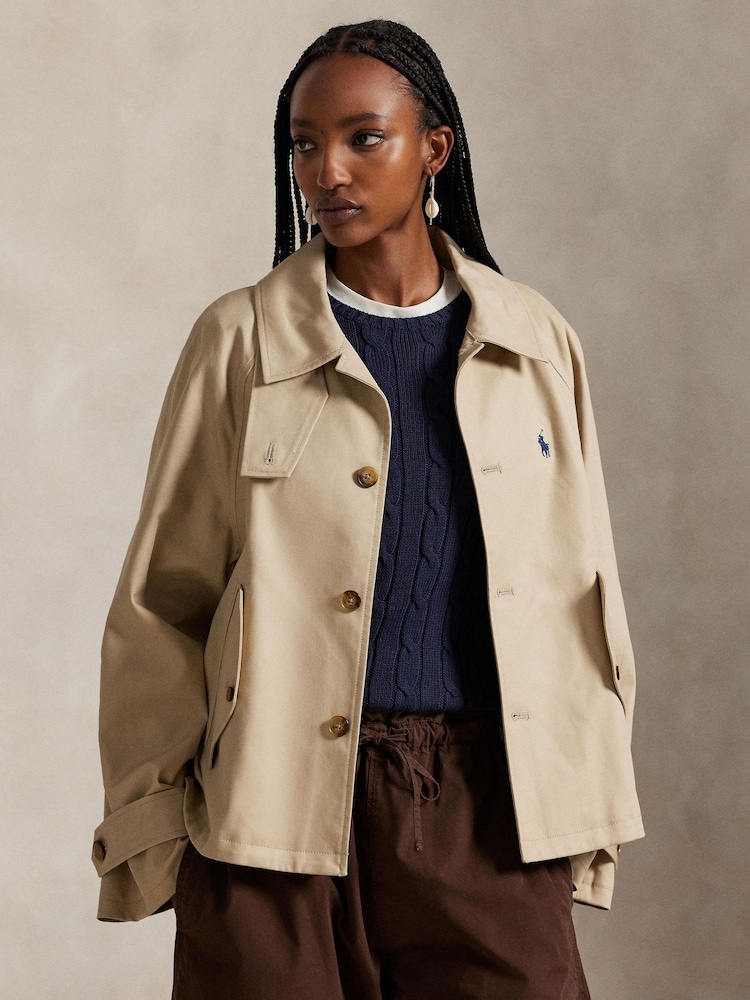 Polo Ralph Lauren Natural Woven Jacket - Image 1 of 6 Polo Ralph Lauren Natural Woven Jacket - Image 1 of 6