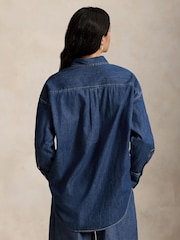 Polo Ralph Lauren Blue Woven Shirt - Image 2 of 4