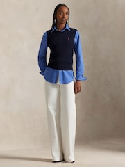 Polo Ralph Lauren Blue Sweater Pullover Jumper - Image 3 of 5