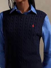 Polo Ralph Lauren Blue Sweater Pullover Jumper - Image 4 of 5