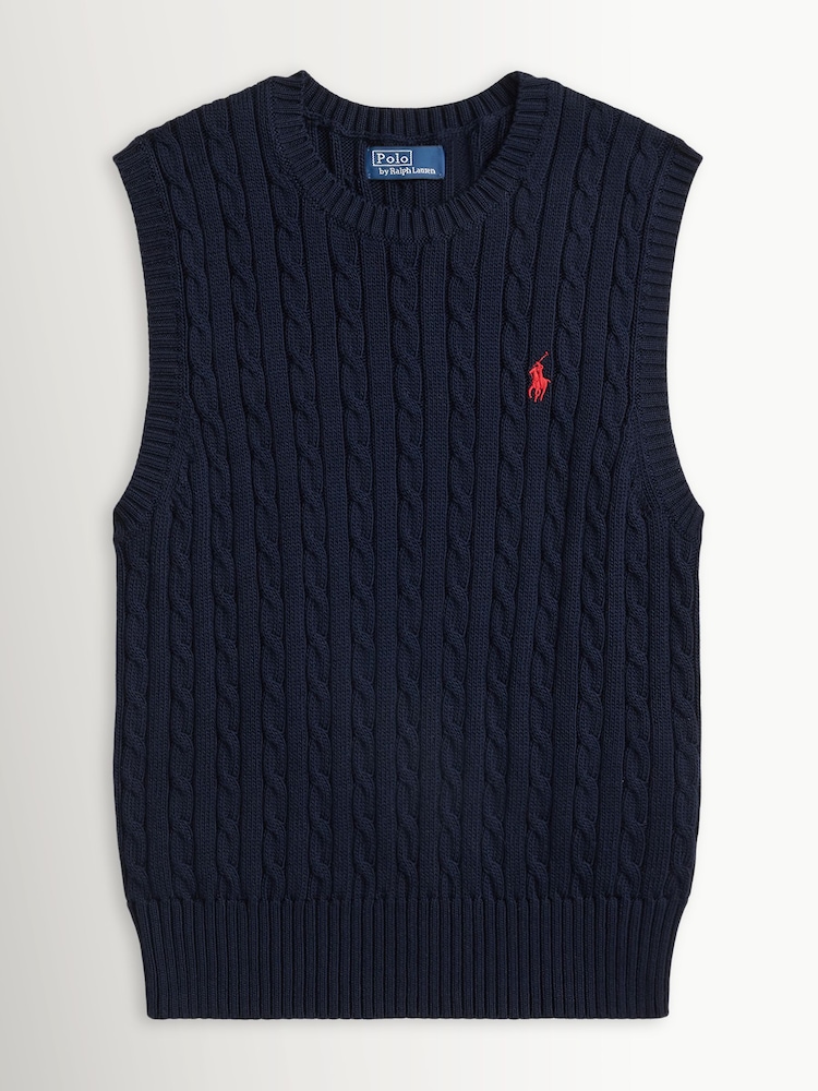 Polo Ralph Lauren Blue Sweater Pullover Jumper - Image 5 of 5 Polo Ralph Lauren Blue Sweater Pullover Jumper - Image 5 of 5