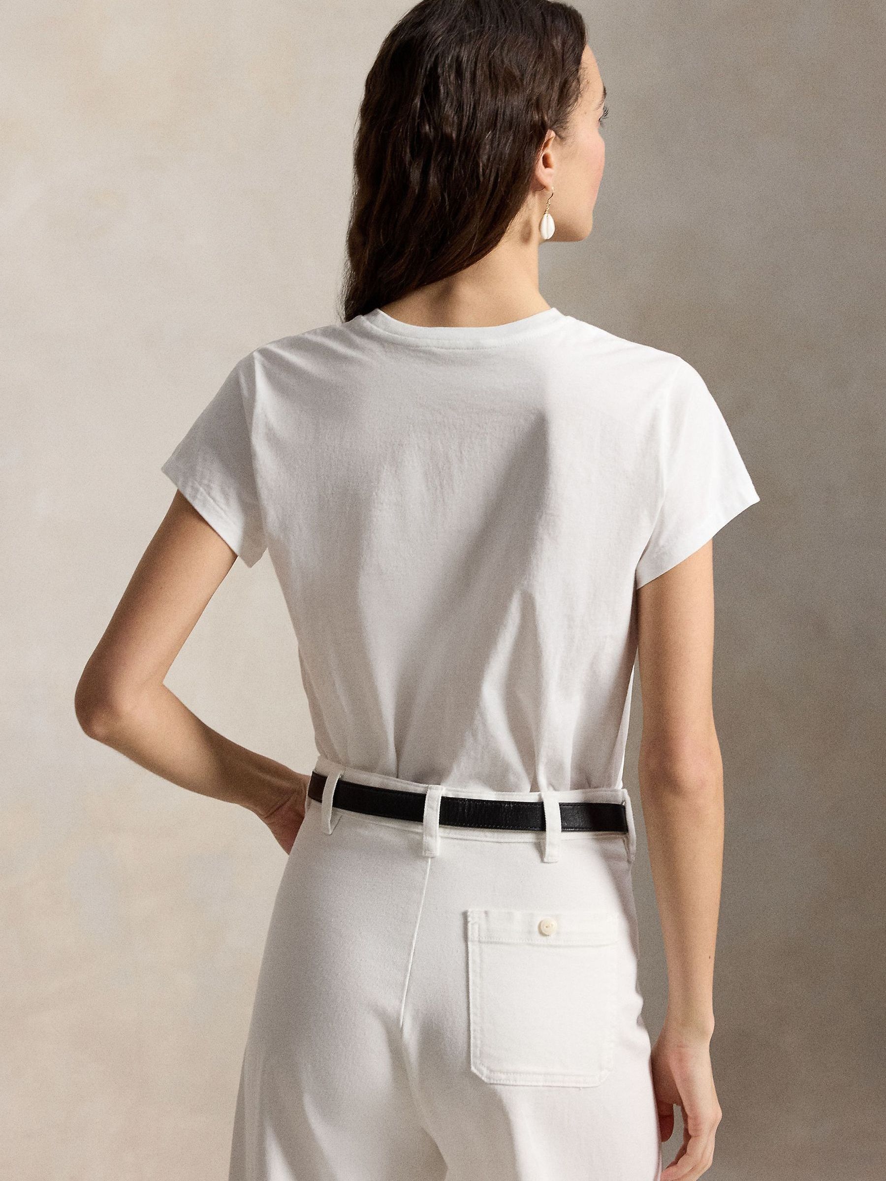 Buy Polo Ralph Lauren White Knit T-Shirt from Next Canada