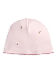 Mamas & Papas Pink Embroidered Romper Hat & Blanket Gift Set - Image 3 of 4