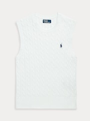Polo Ralph Lauren White Sweater Pullover Jumper - Image 5 of 5