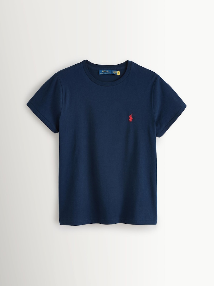 Polo Ralph Lauren Blue Knit T-Shirt - Image 5 of 5 Polo Ralph Lauren Blue Knit T-Shirt - Image 5 of 5