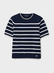 Camiseta de malha listrada Crew Clothing - Imagem 5 de 5