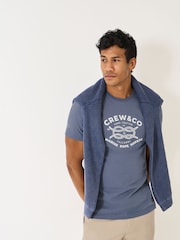 Crew Clothing Blue Rope T-Shirt - Image 1 of 5