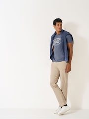 Crew Clothing Blue Rope T-Shirt - Image 3 of 5