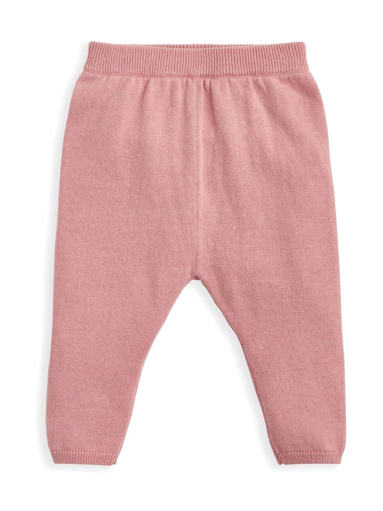 Mamas & Papas Pink Jacquard Knit Cardigan & Leggings Set - Image 3 of 3 Mamas & Papas Pink Jacquard Knit Cardigan & Leggings Set - Image 3 of 3