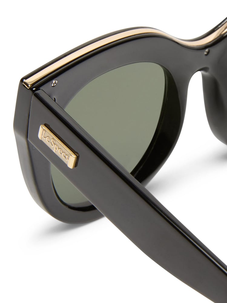 Le Specs Black Air Heart Sunglasses - Image 5 of 5