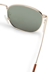 Le Specs Gold Deux Sunglasses - Image 3 of 5