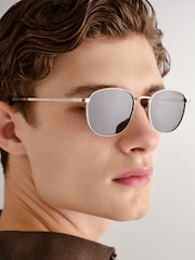 Le Specs Gold Deux Sunglasses - Image 5 of 5