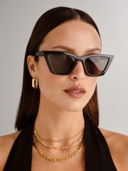 Le Specs Black Velodrome Sunglasses - Image 4 of 5