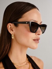 Le Specs Black Velodrome Sunglasses - Image 5 of 5