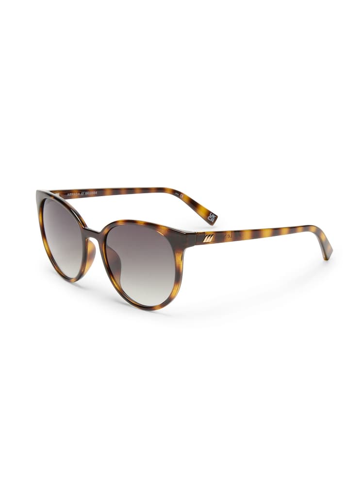 Le Specs Brown Armada Sunglasses - Image 2 of 5