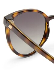 Le Specs Brown Armada Sunglasses - Image 4 of 5