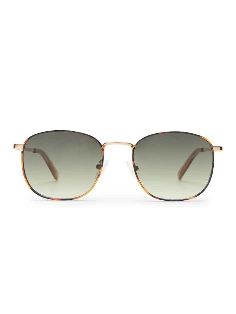 Le Specs Gold Neptune Deux Sunglasses - Image 2 of 5 Le Specs Gold Neptune Deux Sunglasses - Image 2 of 5
