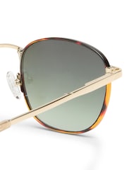 Le Specs Gold Neptune Deux Sunglasses - Image 3 of 5