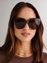 Le Specs Brown Liar Lair Sunglasses - Image 1 of 4