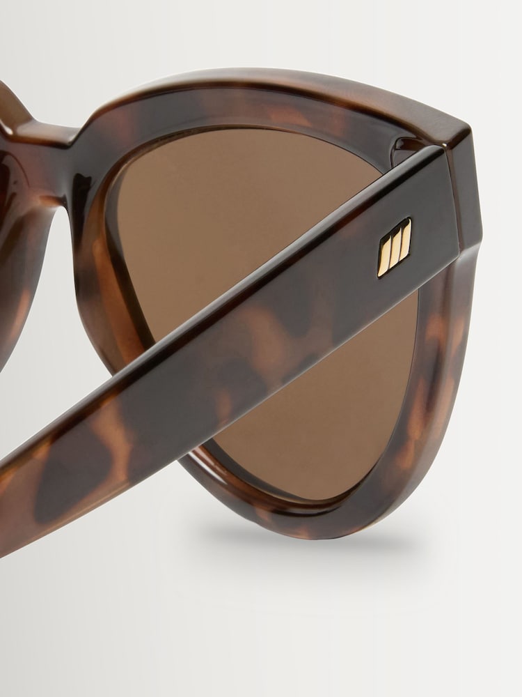 Le Specs Brown Liar Lair Sunglasses - Image 3 of 3