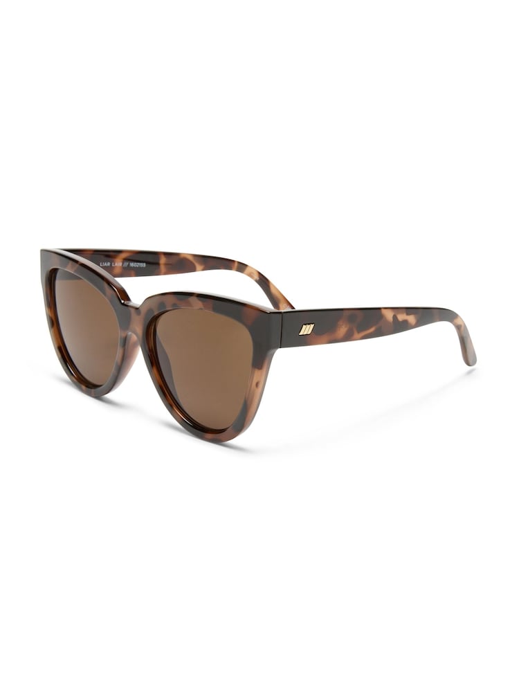 Le Specs Brown Liar Lair Sunglasses - Image 4 of 4 Le Specs Brown Liar Lair Sunglasses - Image 4 of 4