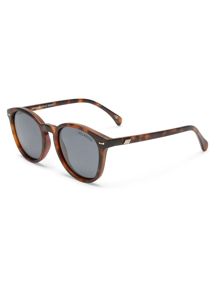 Le Specs Brown Bandwagon Sunglasses - Image 2 of 5 Le Specs Brown Bandwagon Sunglasses - Image 2 of 5
