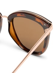 Le Specs Brown Caliente Sunglasses - Image 3 of 5