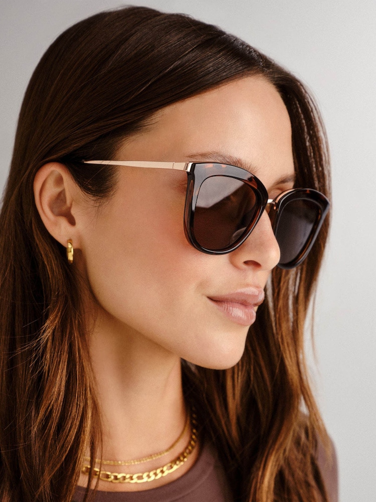 Le Specs Brown Caliente Sunglasses - Image 5 of 5