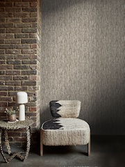 Abigail Ahern Greige Heirloom Knit 10M Wallpaper - Image 1 of 5