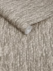 Abigail Ahern Greige Heirloom Knit 10M Wallpaper - Image 3 of 5