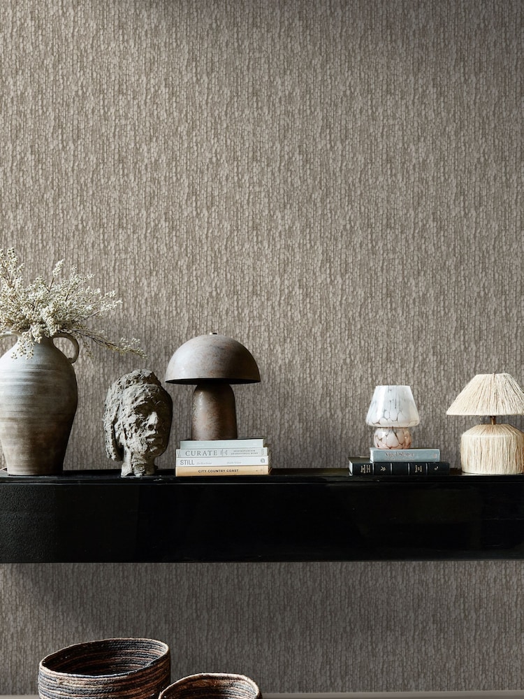 Abigail Ahern Greige Heirloom Knit 10M Wallpaper - Image 5 of 5