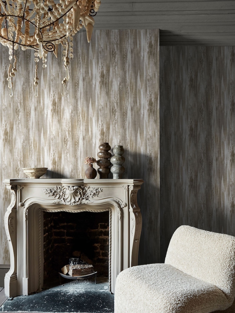 Abigail Ahern Oyster Wanderlust 10M Wallpaper - Image 5 of 5