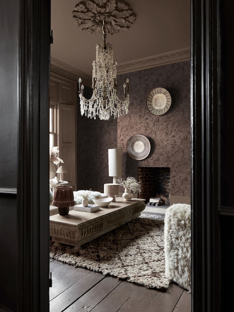Abigail Ahern Mocha Boheme Marble 10M Wallpaper - Image 5 of 5