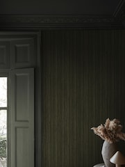 Abigail Ahern Forest Fibre Stripe 10M Wallpaper - Image 5 of 5