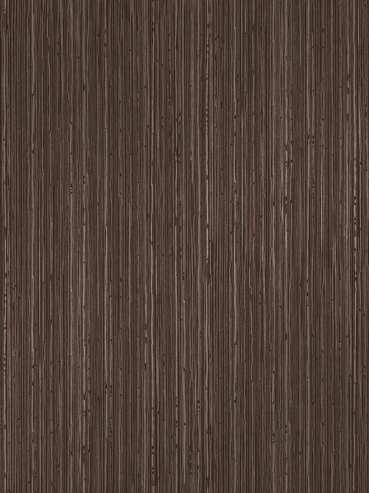 Abigail Ahern Chocolate Fibre Stripe 10M Wallpaper - Image 2 of 5