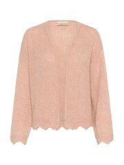 Cream Pink Niso Long Sleeve Open Front Cardigan - Image 5 of 6