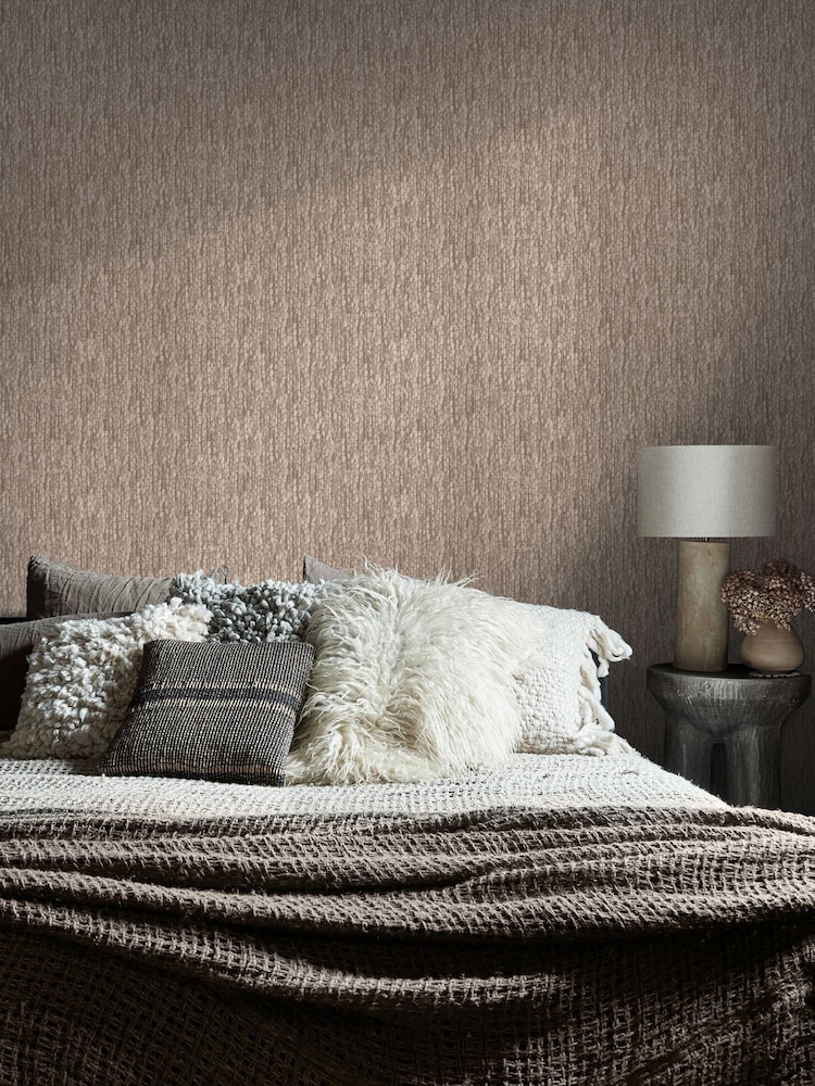 Abigail Ahern Baked Beige Heirloom Knit A4 Wallpaper Sample - Image 1 of 5