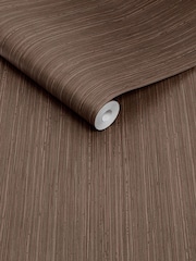 Abigail Ahern Sable Fibre Stripe A4 Wallpaper Sample - Image 3 of 5