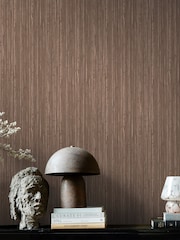 Abigail Ahern Sable Fibre Stripe A4 Wallpaper Sample - Image 5 of 5