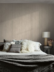 Abigail Ahern Mist Fibre Stripe A4 Wallpaper Sample - Image 1 of 5