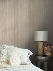 Abigail Ahern Mist Fibre Stripe A4 Wallpaper Sample - Image 5 of 5