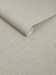 Abigail Ahern Cream Artisan Weave A4 Wallpaper Sample - Image 3 of 5