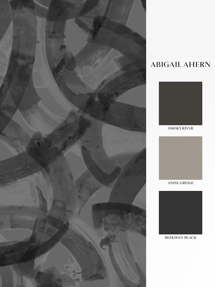 Abigail Ahern Charcoal Nomad A4 Mural - Image 4 of 4