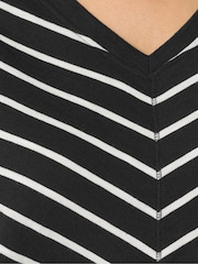 Evans Jersey Slub Black T-Shirt - Imagem 4 de 5