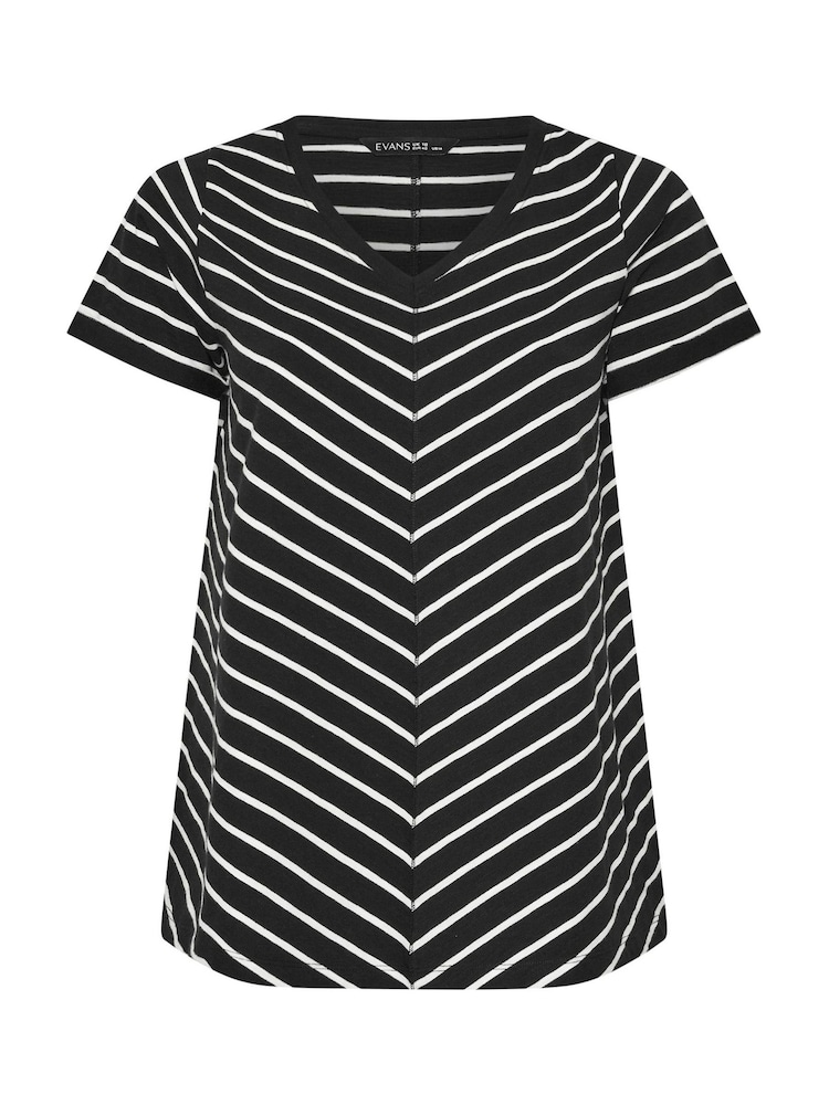 Evans Jersey Slub Black T-Shirt - Imagem 5 de 5