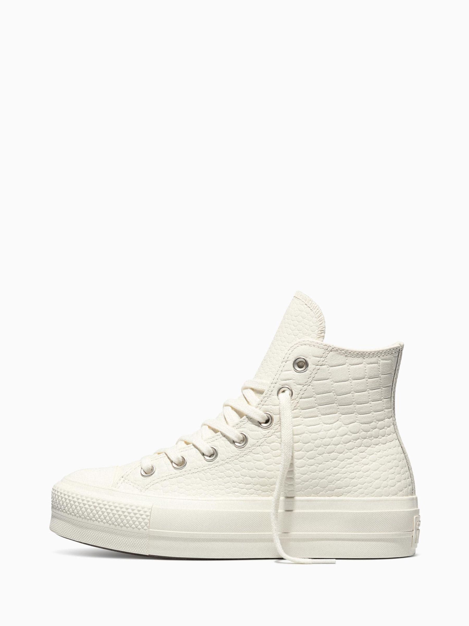 Buy Converse White Chuck Taylor Lift Animal Crocodile High