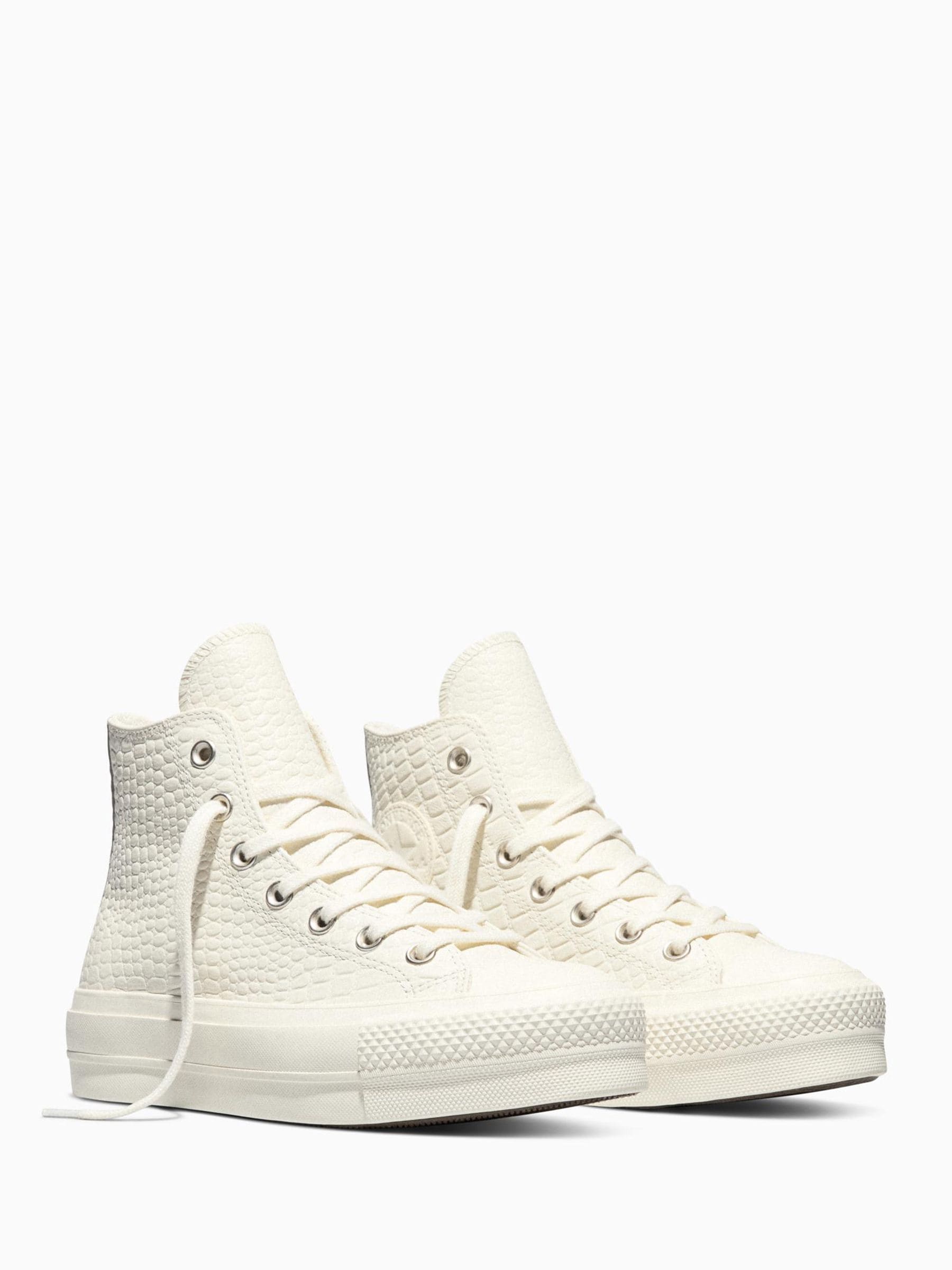 Buy Converse White Chuck Taylor Lift Animal Crocodile High