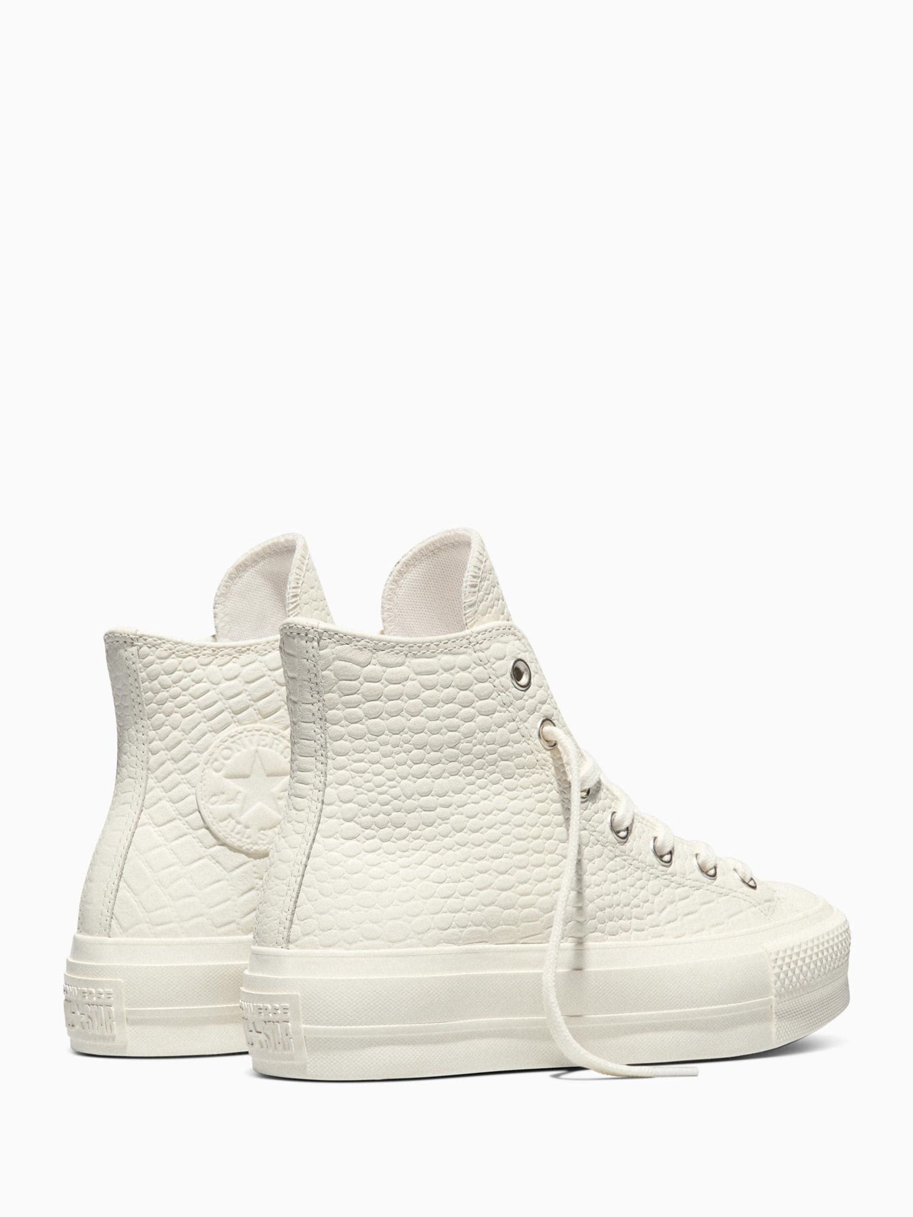 Buy Converse White Chuck Taylor Lift Animal Crocodile High