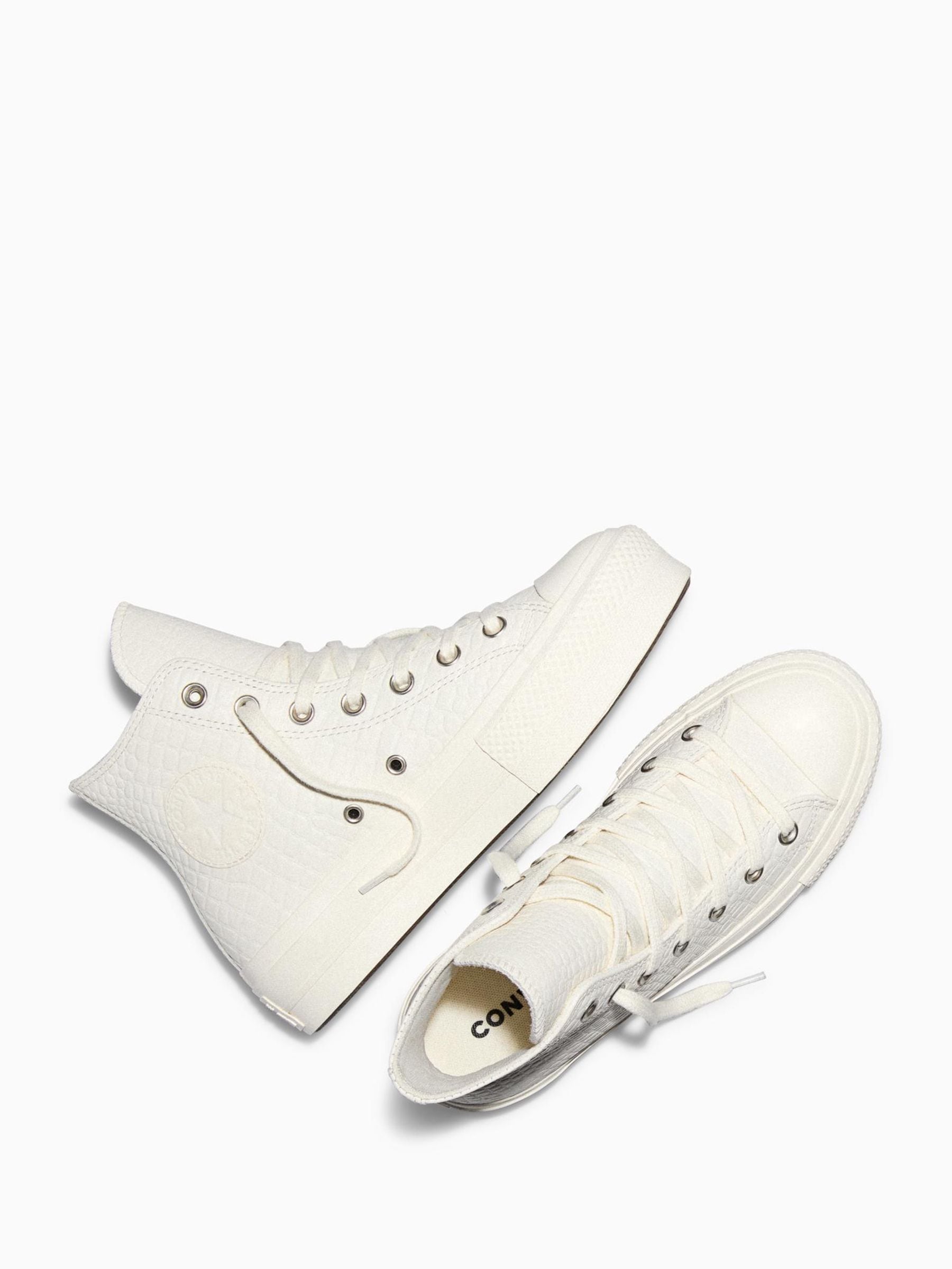 Buy Converse White Chuck Taylor Lift Animal Crocodile High