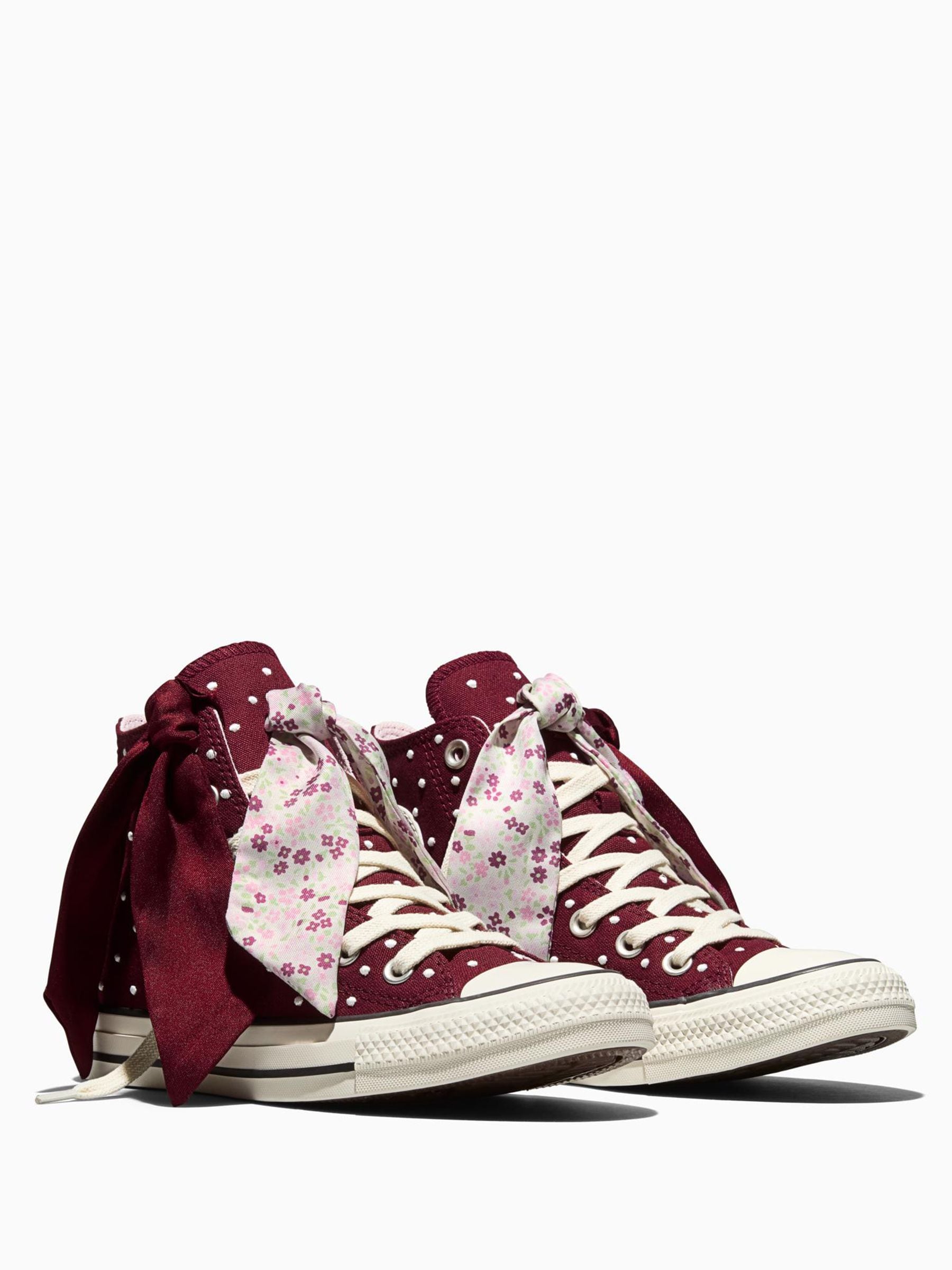 I’ve 9292 Buy Converse Burgundy Red Chuck Taylor Bow Detail High Trainers